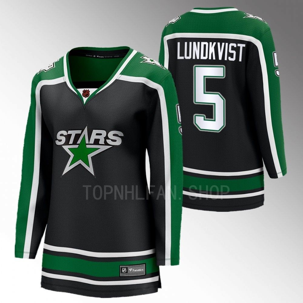 Dallas Stars Nils Lundkvist Women Black 2022 Special Edition 2.0 Jersey