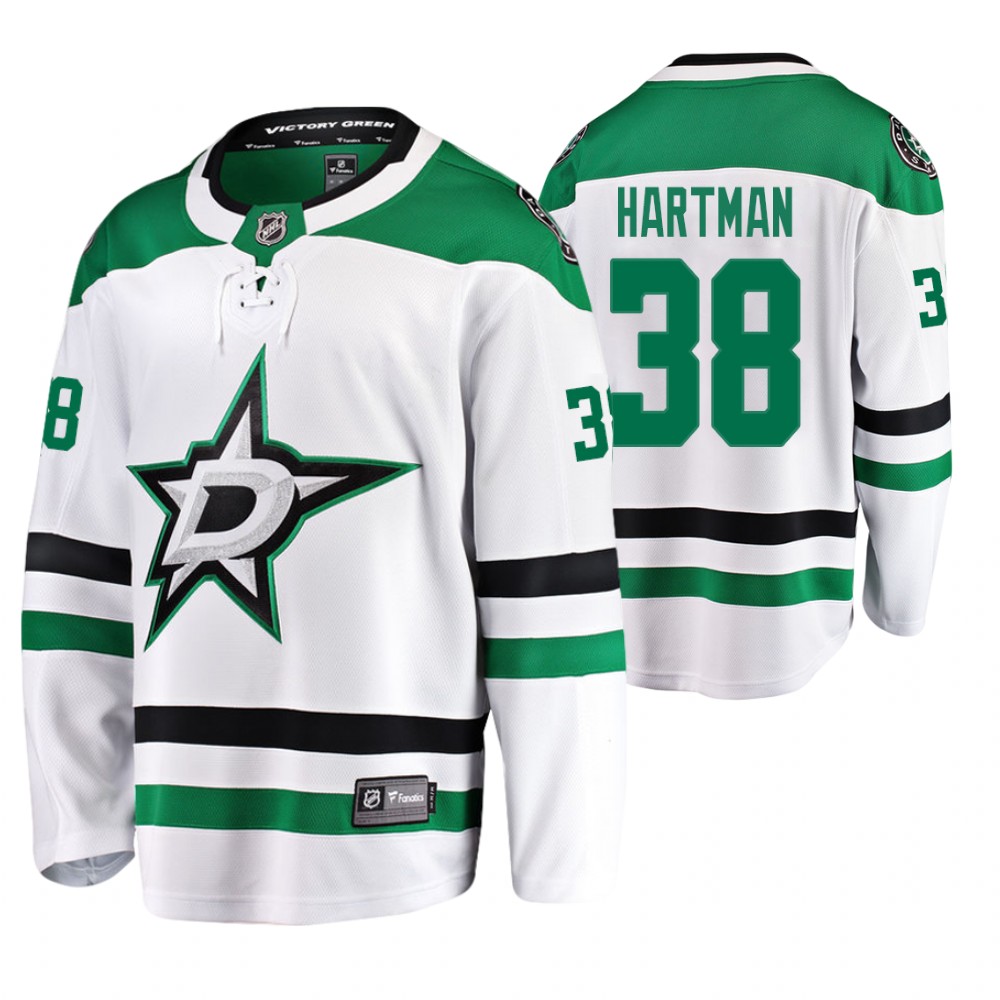 Dallas Stars Ryan Hartman Men's Away Breakaway Player Fanatics Branded Jersey