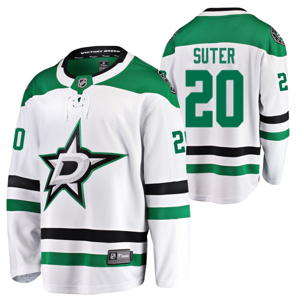 Dallas Stars Ryan Suter White 2021 Away Player Jersey