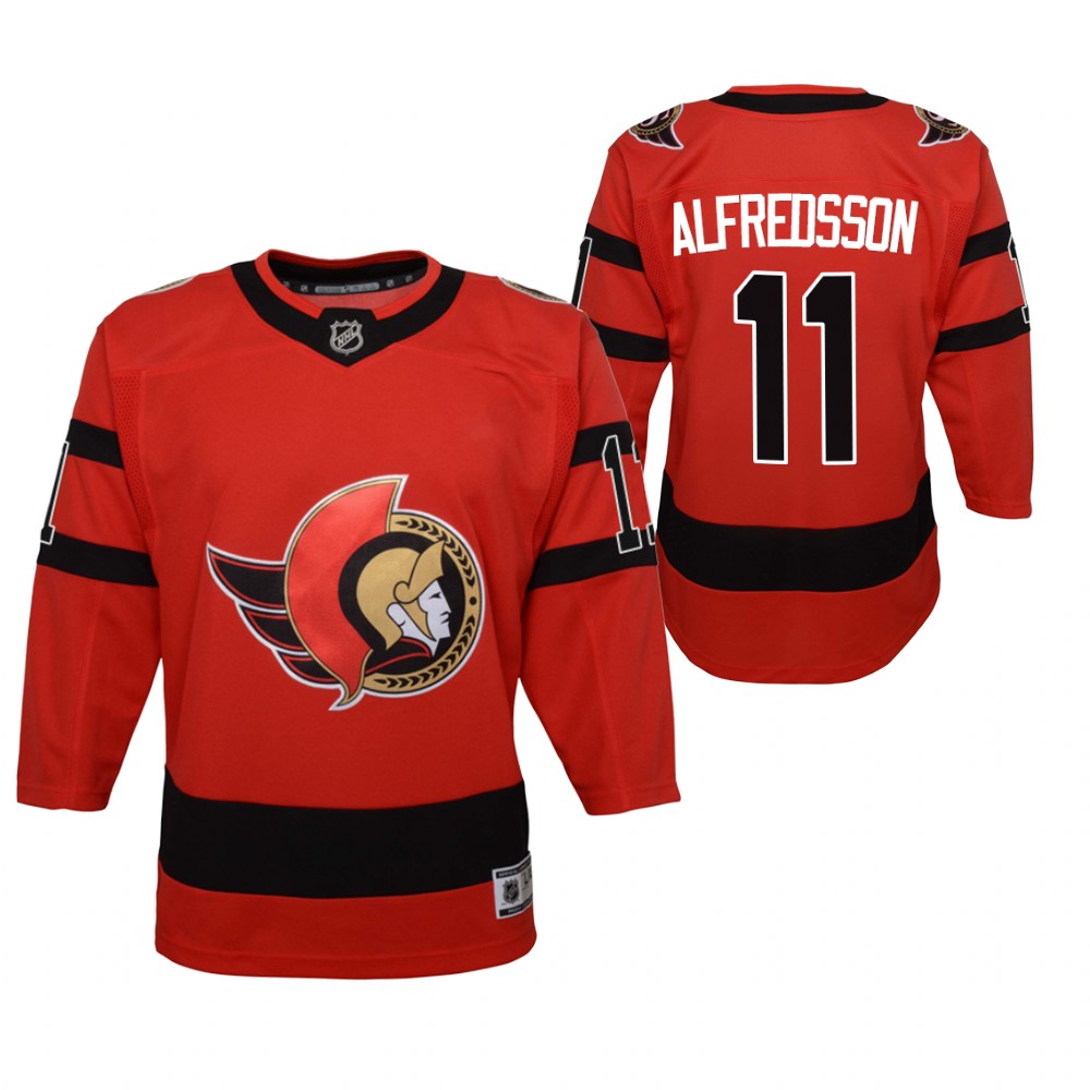 Daniel Alfredsson Ottawa Senators 2021 Reverse Retro Red Jersey Special Edition