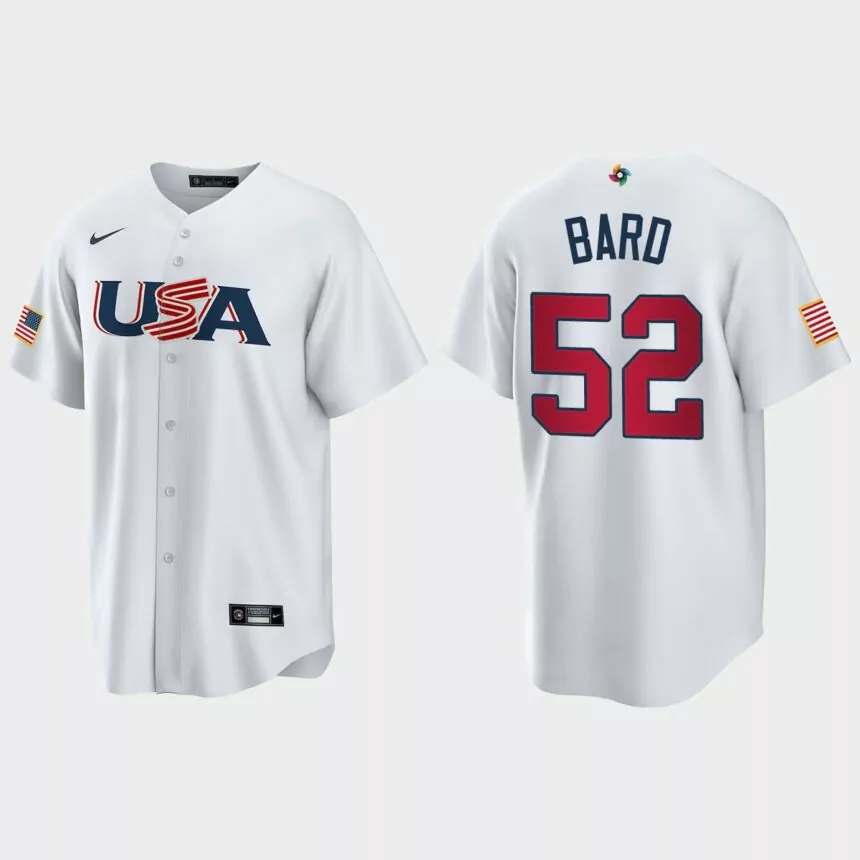 Daniel Bard Colorado Rockies 2023 World Baseball Classic USA Replica Jersey – White