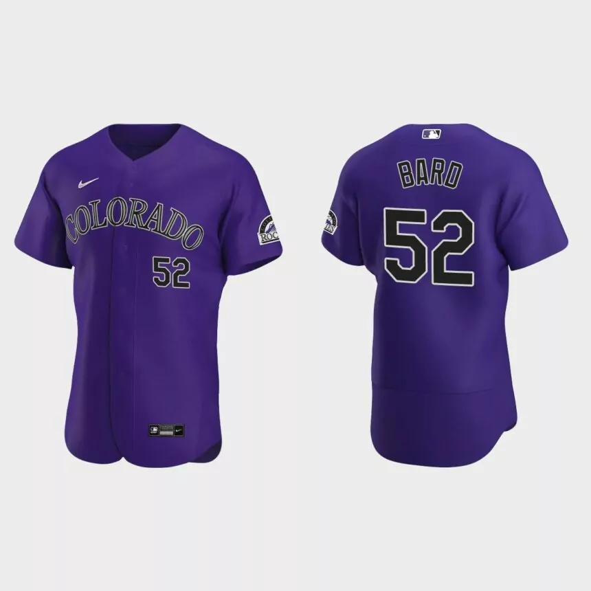 Daniel Bard Colorado Rockies Authentic Alternate Jersey – Purple