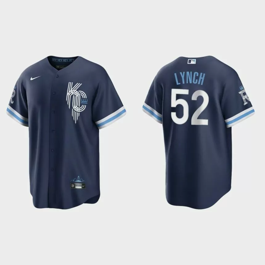 Daniel Lynch Kansas City Royals 2022 City Connect Replica Jersey – Navy