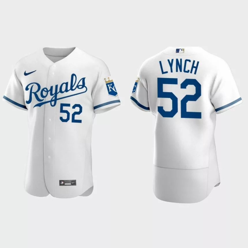 Daniel Lynch Kansas City Royals Authentic Jersey – White