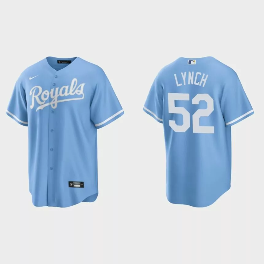 Daniel Lynch Kansas City Royals Replica Alternate Jersey – Blue
