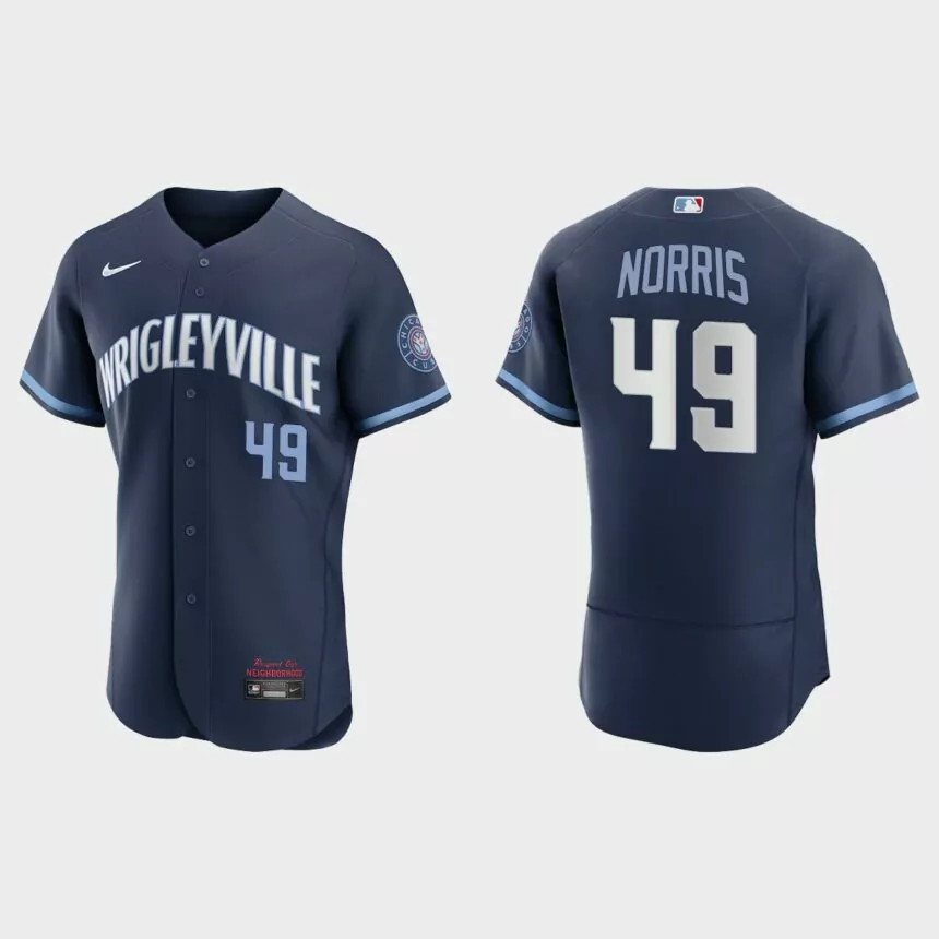 Daniel Norris Chicago Cubs 2021 City Connect Authentic Jersey – Navy