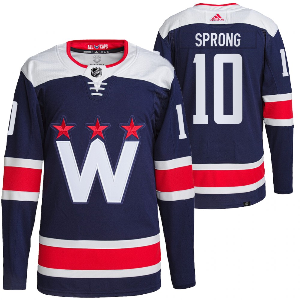 Daniel Sprong Washington Capitals Navy Alternate Primegreen Authentic Pro Jersey