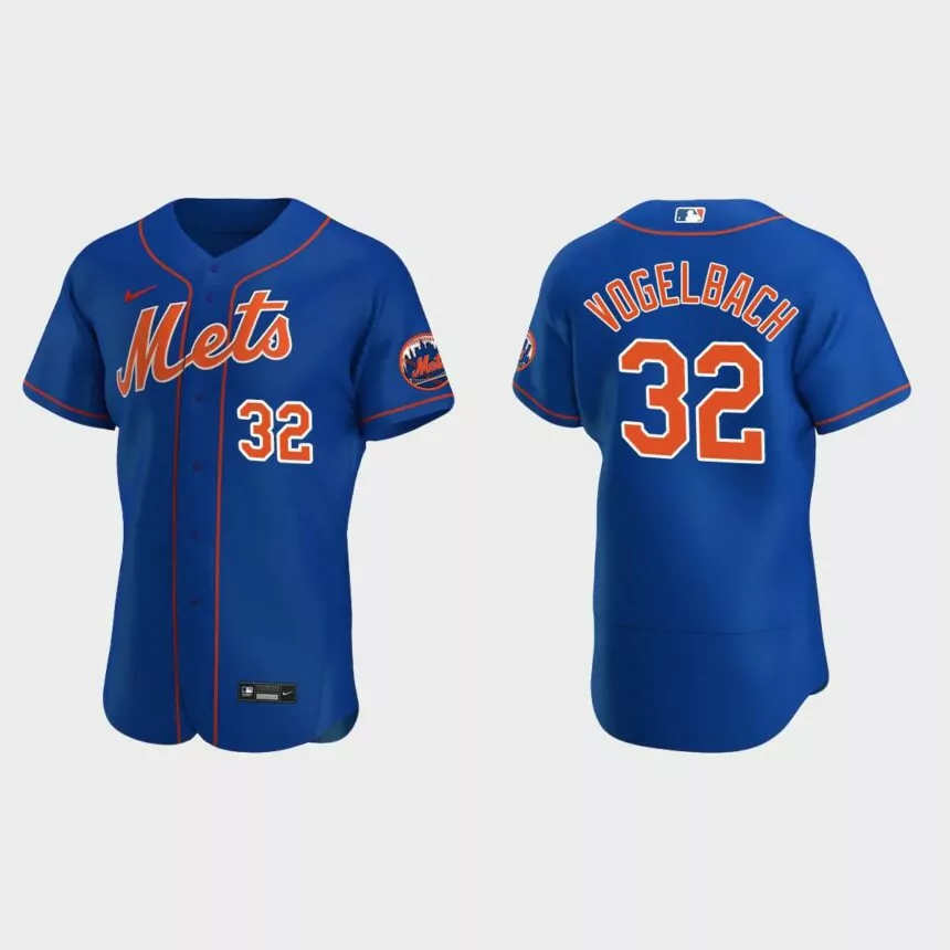 Daniel Vogelbach New York Mets Authentic Alternate Jersey – Royal