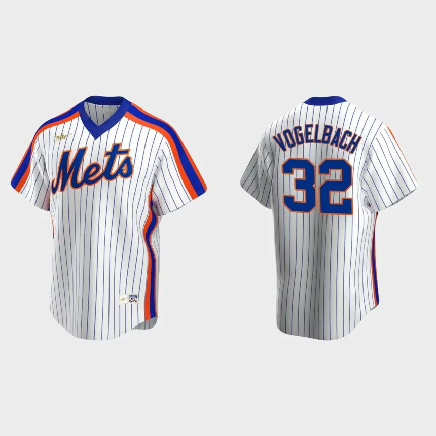 Daniel Vogelbach New York Mets Cooperstown Collection Home Jersey – White
