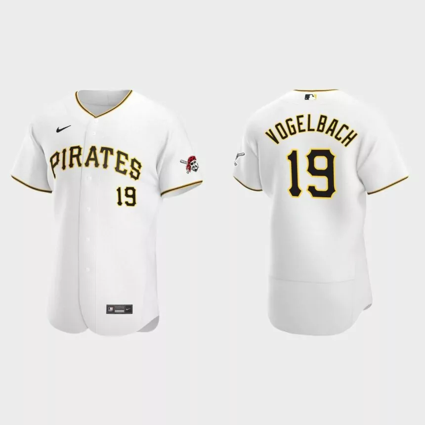 Daniel Vogelbach Pittsburgh Pirates Authentic Home Jersey – White