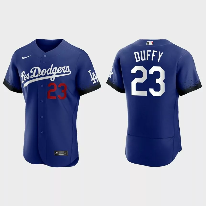 Danny Duffy Los Angeles Dodgers 2021 City Connect Authentic Jersey – Royal