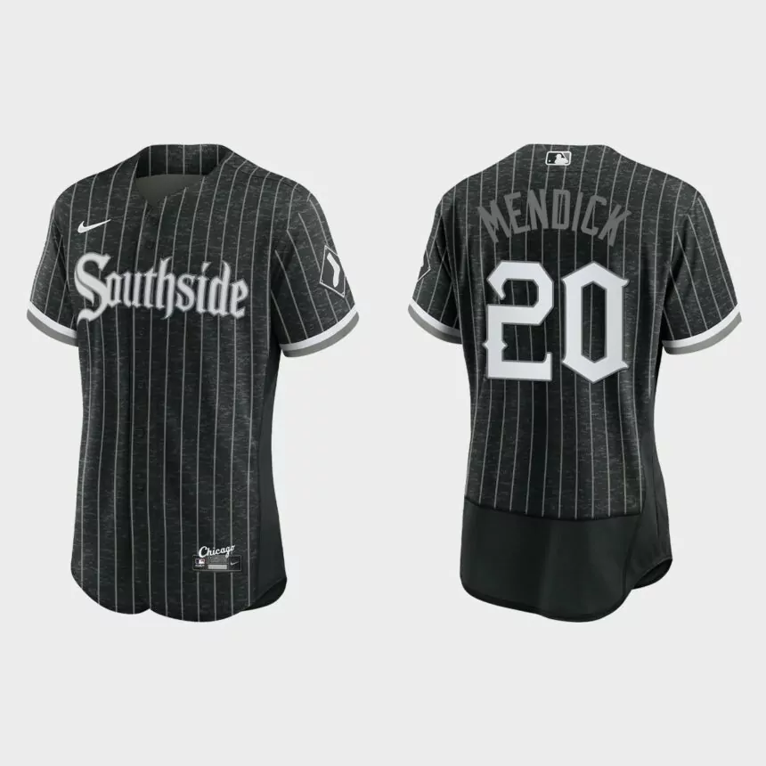 Danny Mendick Chicago White Sox 2021 City Connect Authentic Jersey – Black