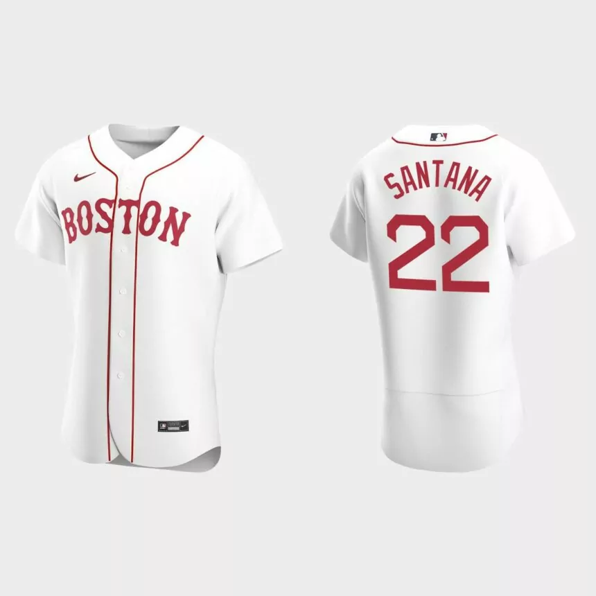 Danny Santana #22 Boston Red Sox Authentic Alternate Jersey – White
