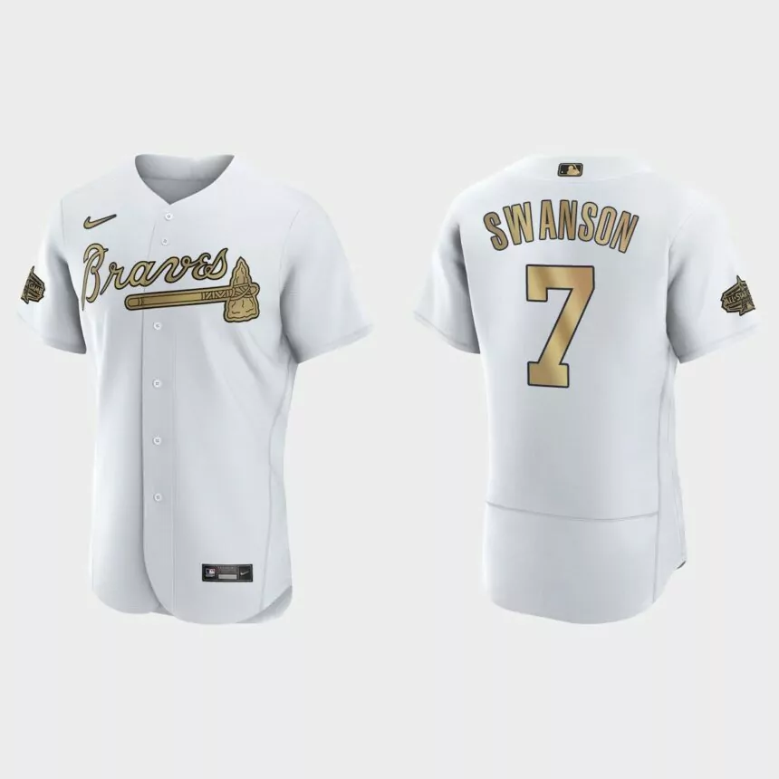 Dansby Swanson Atlanta Braves 2022 MLB All-Star Game Authentic Jersey – White