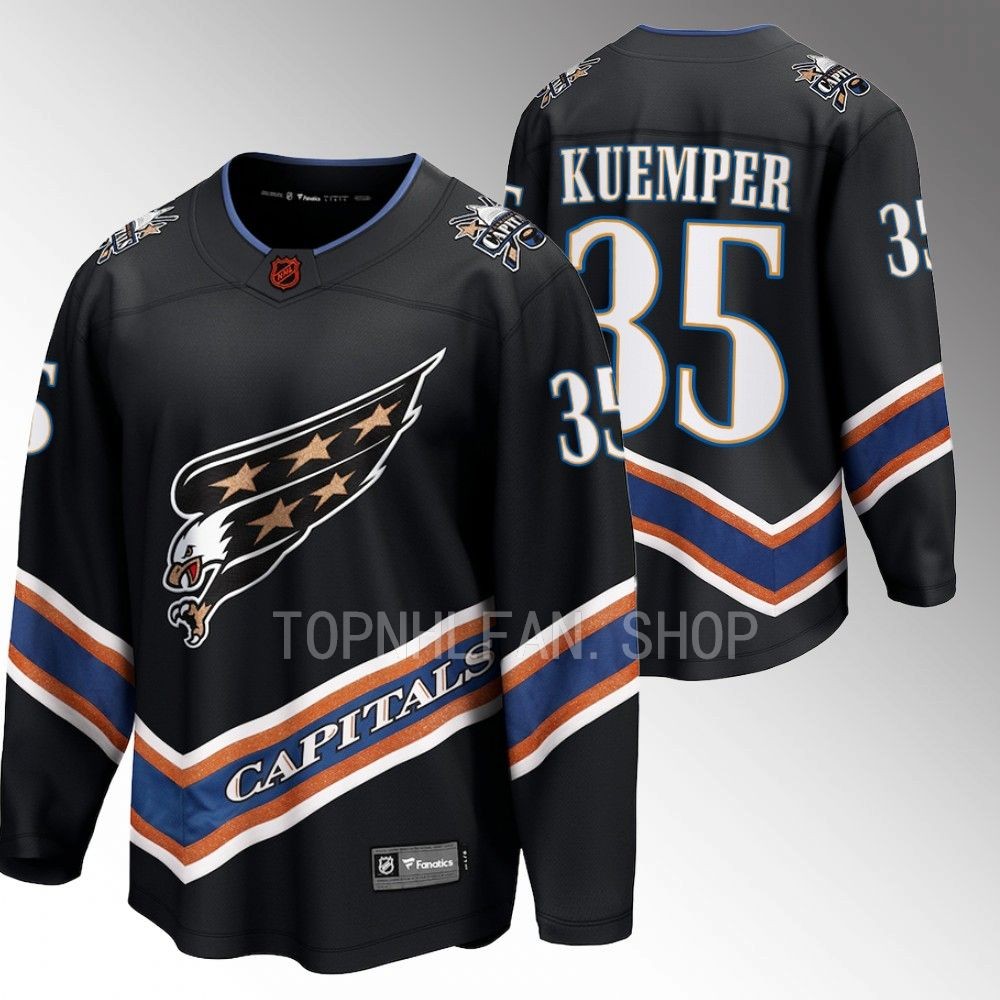 Darcy Kuemper Capitals Special Edition 2.0 Black Jersey Breakaway
