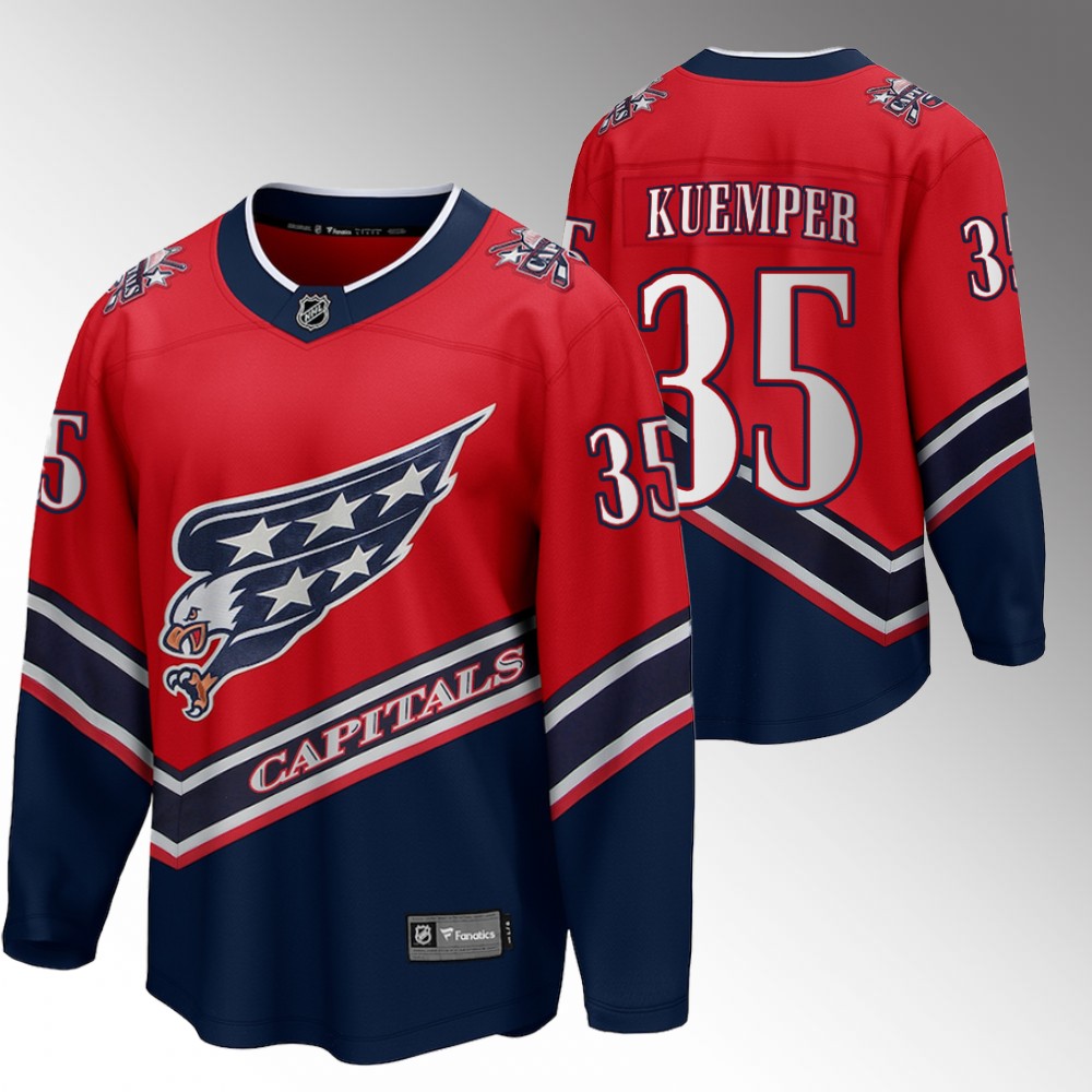 Darcy Kuemper Jersey Washington Capitals Special Edition Red 2022 Breakaway Player