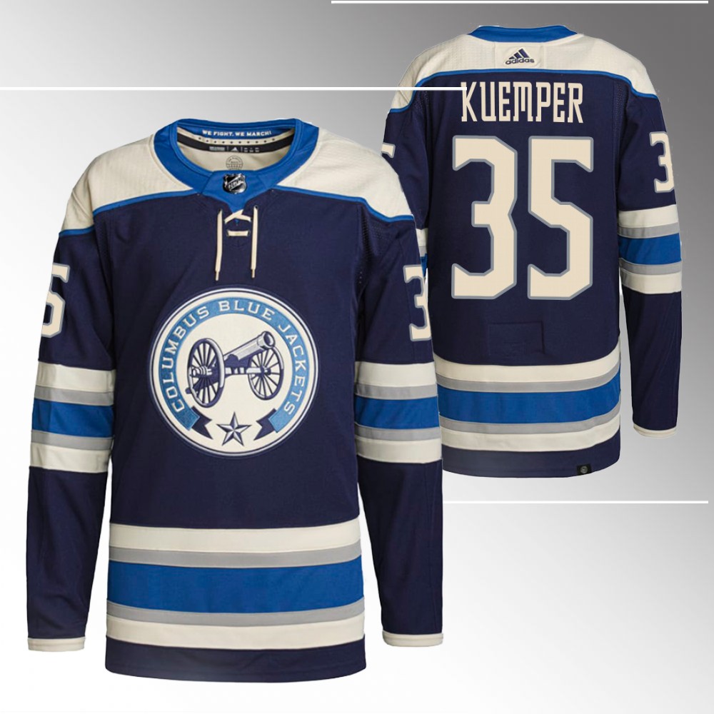 Darcy Kuemper Washington Capitals Navy Alternate Authentic Jersey