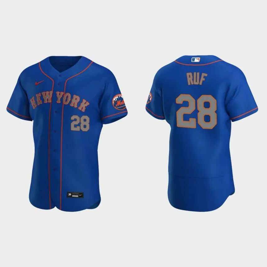 Darin Ruf New York Mets Authentic Jersey – Royal