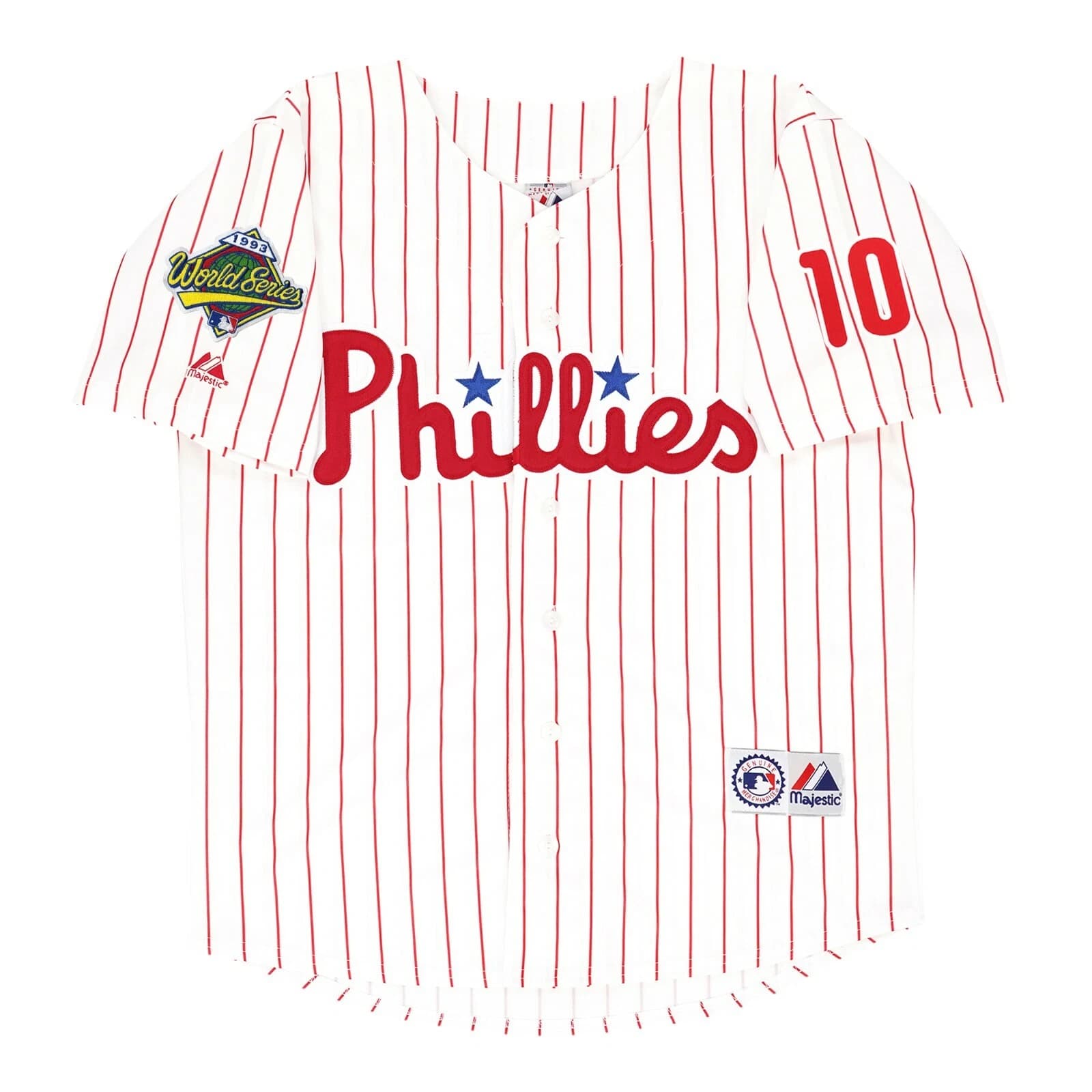 Darren Daulton 1993 Philadelphia Phillies  World Series Home & Road Men's Jersey