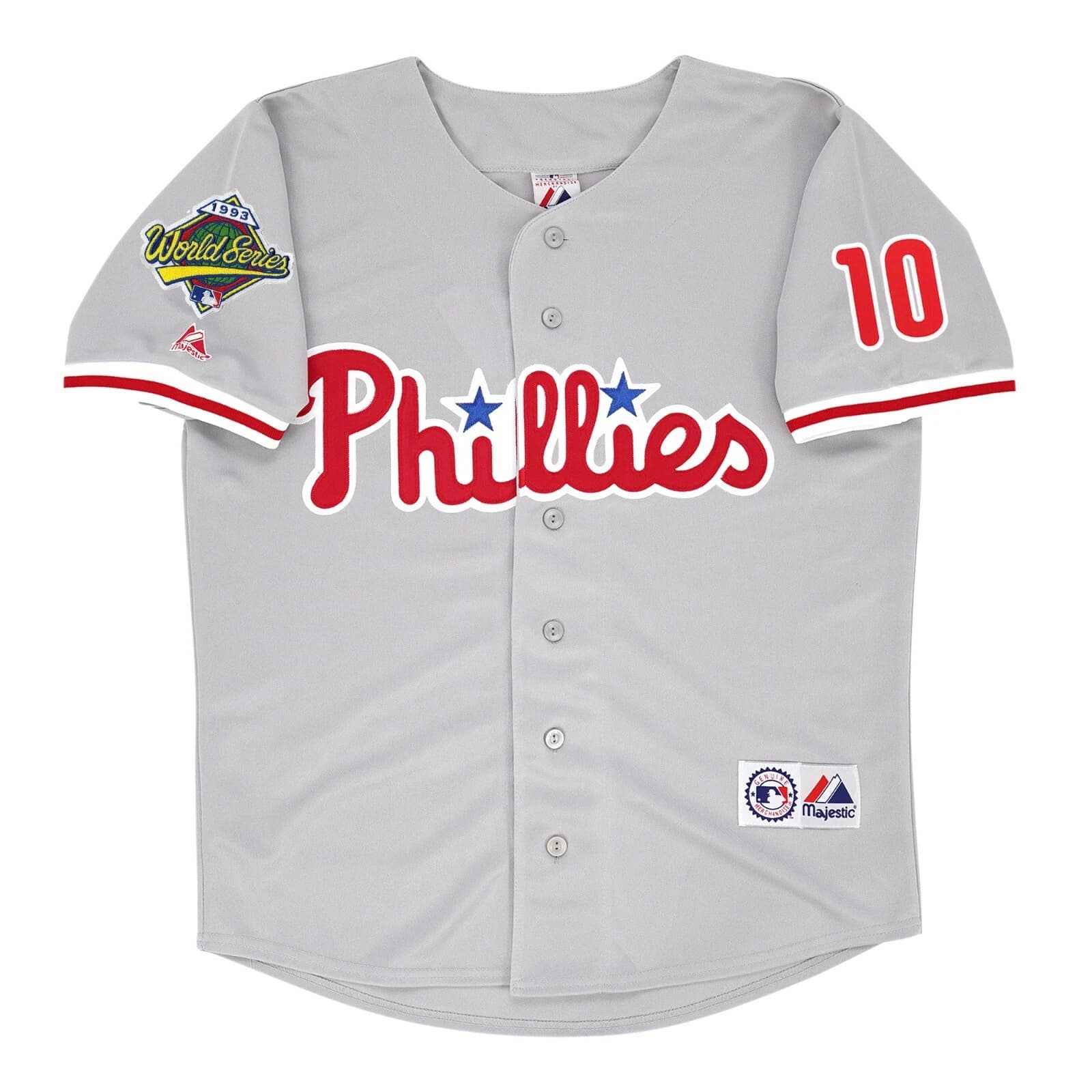 Darren Daulton 1993 Philadelphia Phillies World Series Home & Road Men's Jersey