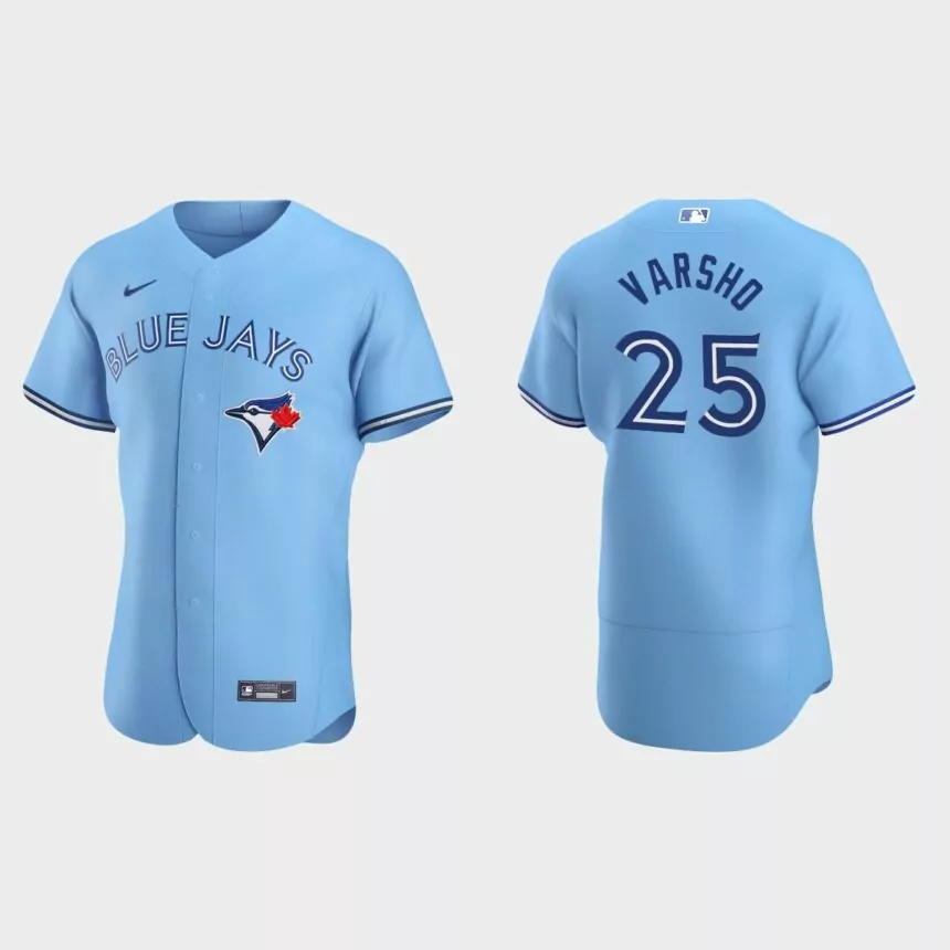Daulton Varsho Toronto Blue Jays Authentic Home Jersey – Powder Blue