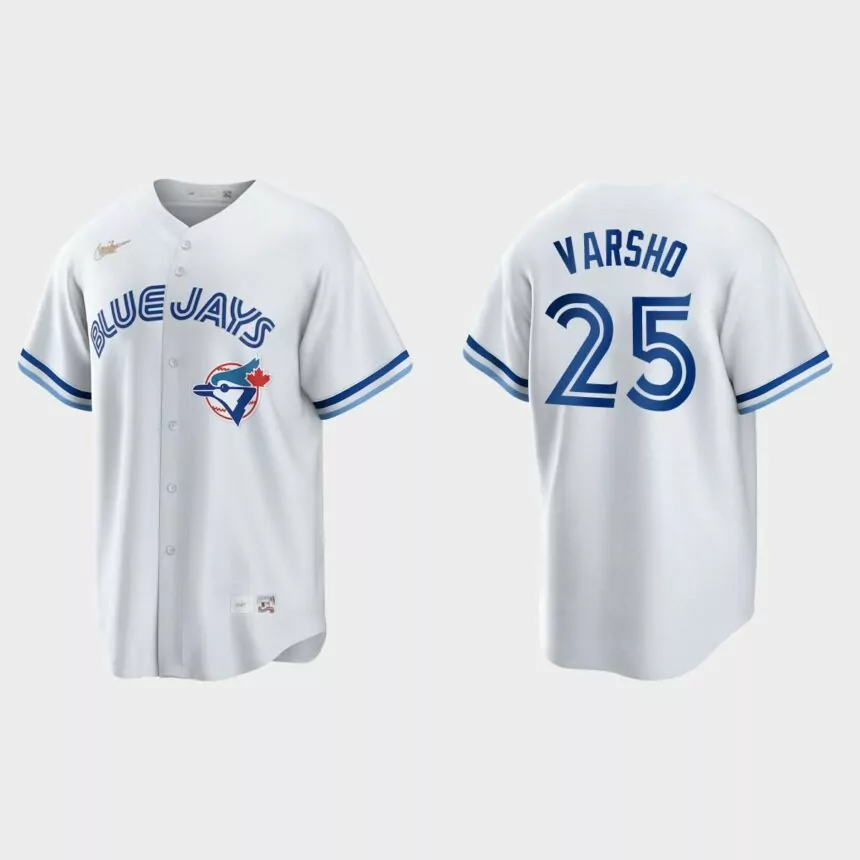 Daulton Varsho Toronto Blue Jays Cooperstown Collection Home Jersey – White