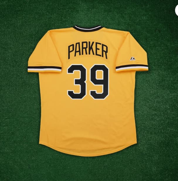 Dave Parker 1979 Pittsburgh Pirates Cooperstown Men's Gold Throwback Jersey
