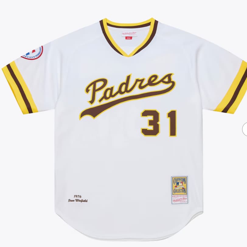 Dave Winfield San Diego Padres 1976 White Authentic Jersey