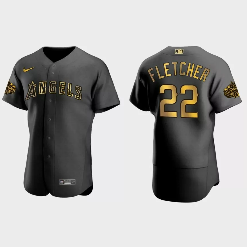 David Fletcher Los Angeles Angels 2022 MLB All-Star Game Authentic Jersey – Black