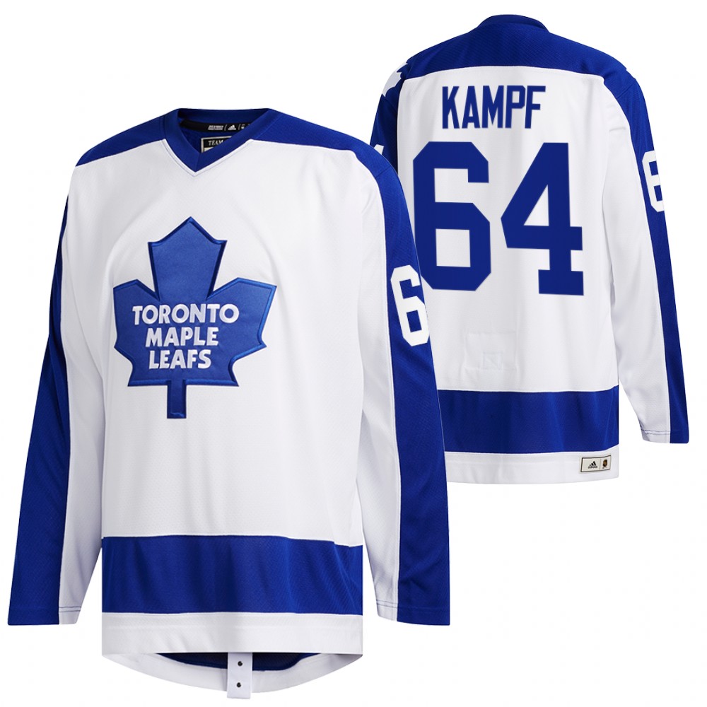 David Kampf Maple Leafs Team Classics White Primary Logo Jersey