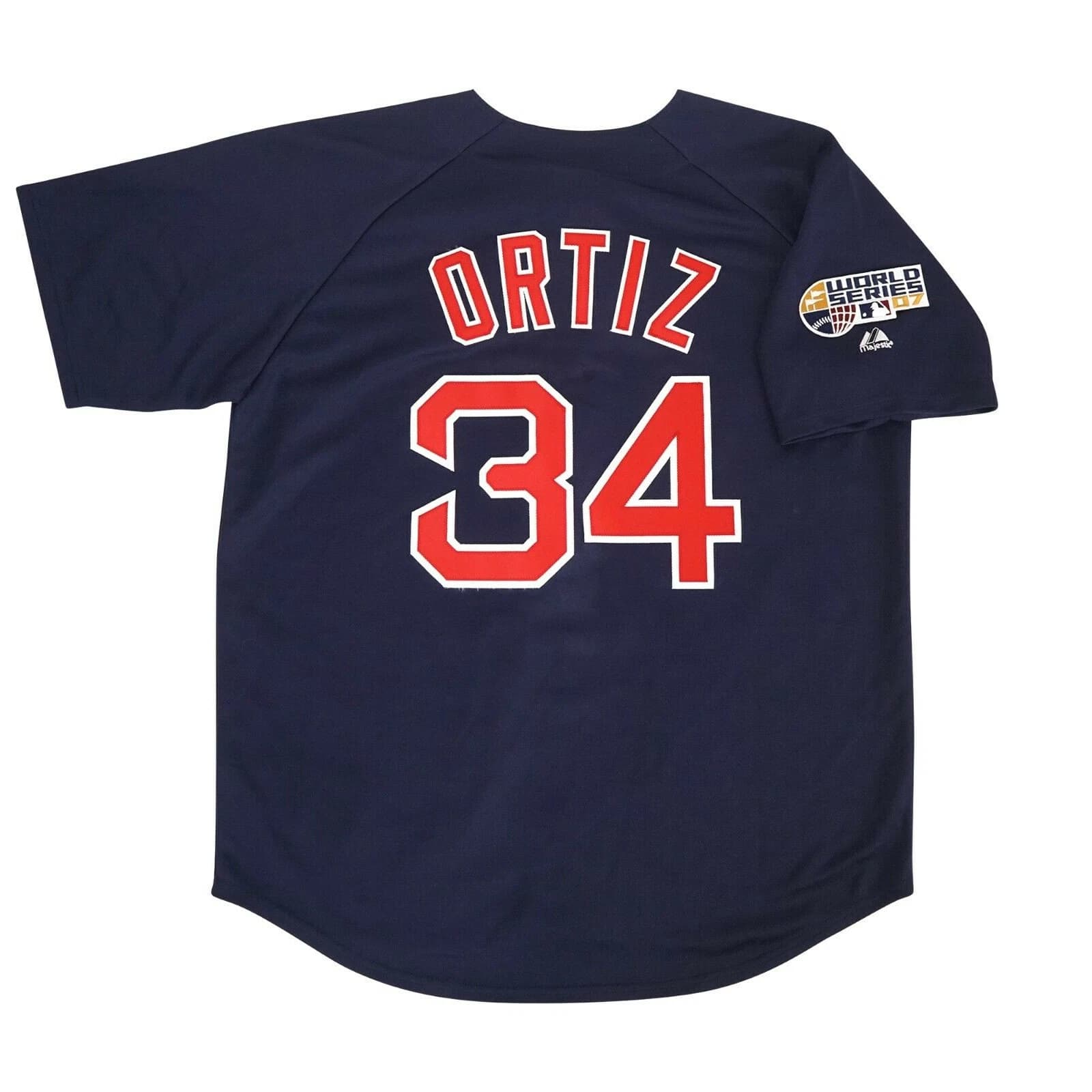 David Ortiz 2007 Boston Red Sox Alt Navy World Series Jersey Men's (S-3XL)