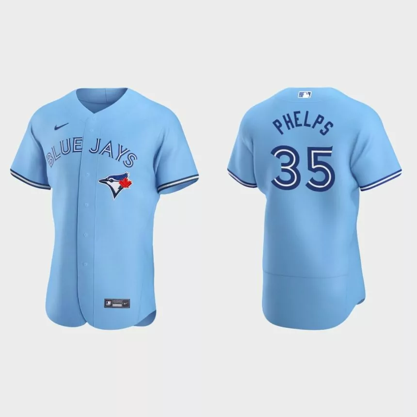 David Phelps Toronto Blue Jays Authentic Home Jersey – Powder Blue