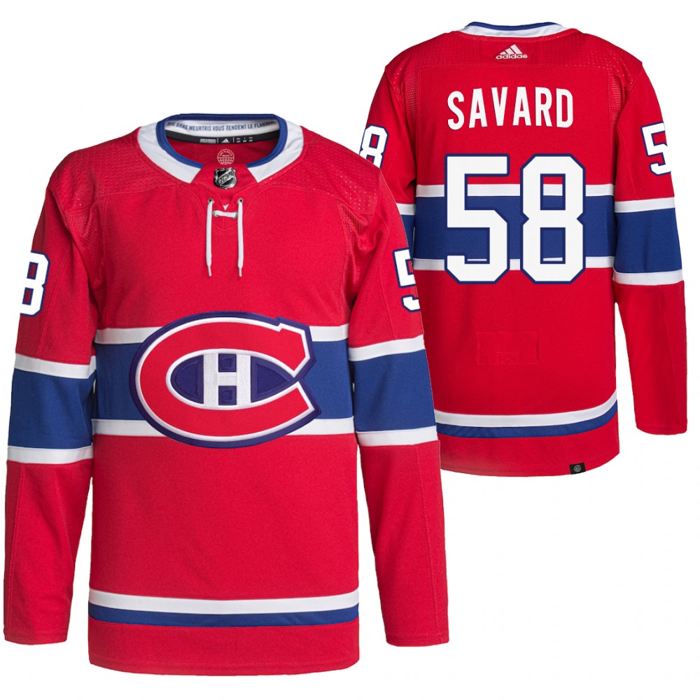 David Savard Montreal Canadiens Red Home Primegreen Authentic Pro Jersey