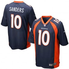 Denver Broncos #10 Emmanuel Sanders Navy Blue Alternate Game Jersey