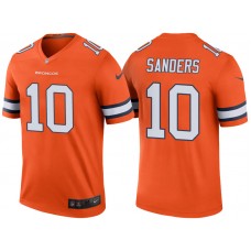 Denver Broncos #10 Emmanuel Sanders Orange Color Rush Legend Jersey