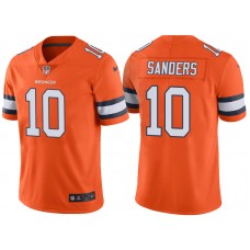 Denver Broncos #10 Emmanuel Sanders Orange Color Rush Limited Jersey