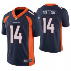 Denver Broncos #14 Courtland Sutton Navy Vapor Untouchable Limited Player Jersey