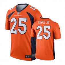 Denver Broncos #25 Chris Harris Jr Orange Legend Jersey