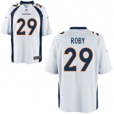 Denver Broncos #29 Bradley Roby White Game Jersey