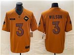 Denver Broncos #3 Russell Wilson 2023 Brown Salute To Service Limited Jersey