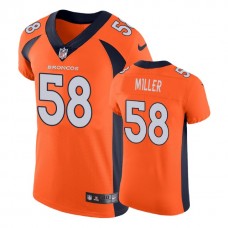 Denver Broncos #58 Von Miller Orange Vapor Untouchable Elite Alternate Jersey