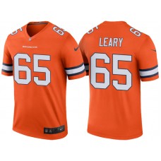 Denver Broncos #65 Ronald Leary Orange Color Rush Legend Jersey