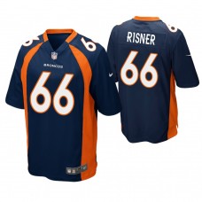 Denver Broncos #66 Dalton Risner 2019 NFL Draft Navy Game Jersey