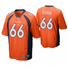 Denver Broncos #66 Dalton Risner 2019 NFL Draft Orange Game Jersey