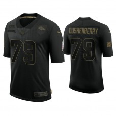 Denver Broncos #79 Lloyd Cushenberry Black 2020 Salute to Service Limited Jersey