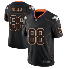 Denver Broncos #88 Demaryius Thomas 2018 Lights Out Color Rush Limited Black Jersey