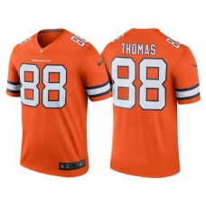 Denver Broncos #88 Demaryius Thomas Orange Color Rush Legend Jersey
