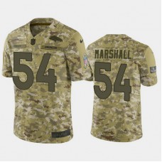 Denver Broncos Brandon Marshall #54 2018 Salute to Service Limited Camo Jersey