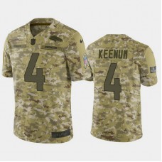 Denver Broncos Case Keenum #4 2018 Salute to Service Limited Camo Jersey