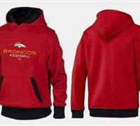 Denver Broncos Critical Victory Pullover Hoodie Red & Black